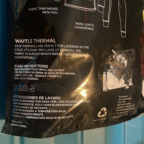 Mens Hi-Tec thermal set XL - Picture 6 of 6